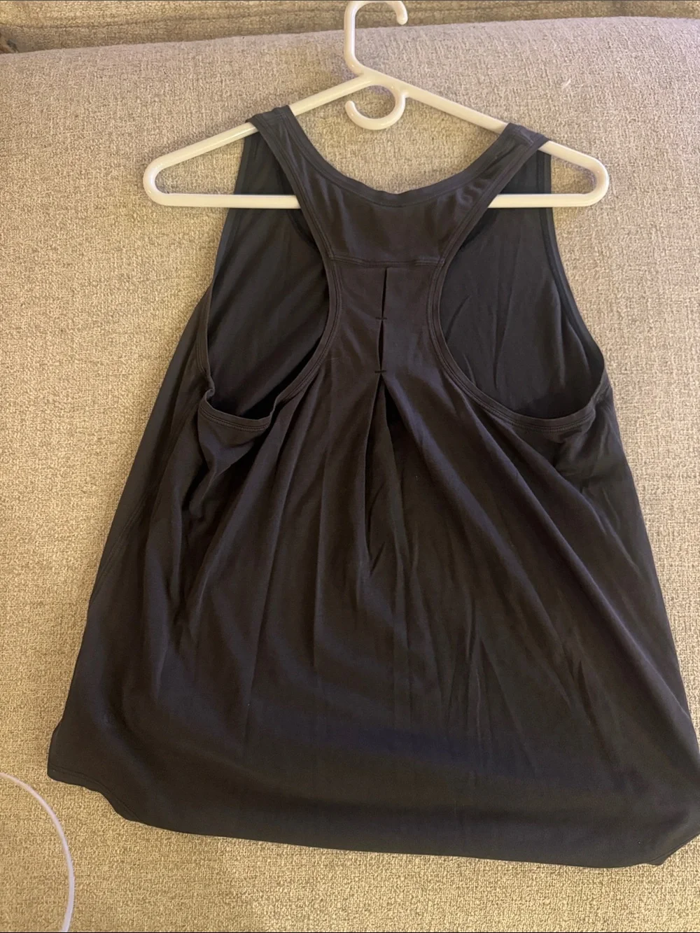 lululemon athletica Black Racerback Tank Top